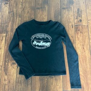 Brandy Melville black cotton top